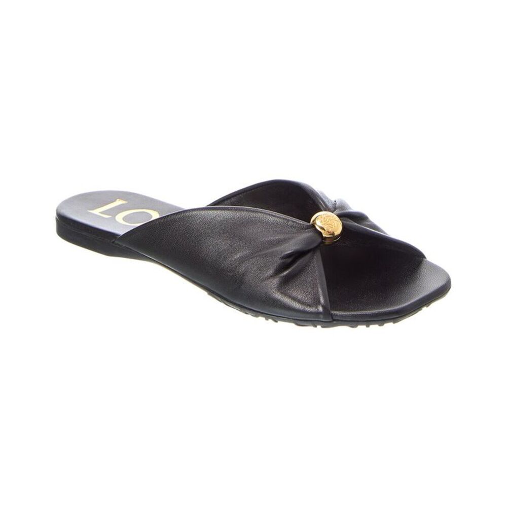 Loewe Pebble Soft Leather Slide